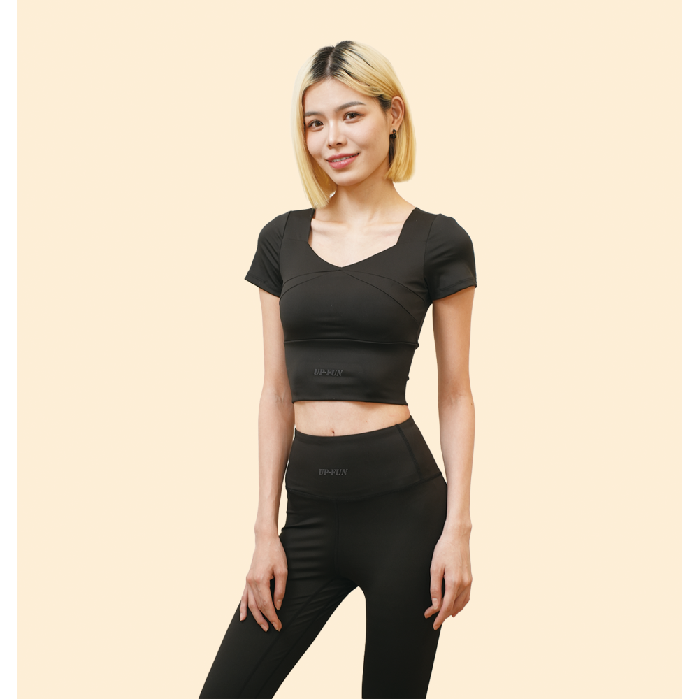 UF經典瑜珈服套裝 - 短袖款